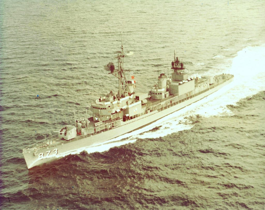 USS Hawkins (DD 873), circa 1969